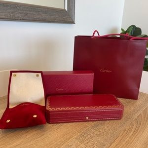 Cartier Jewelry Box & Bag